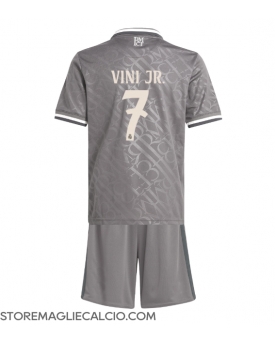 Real Madrid Vinicius Junior #7 Maglia Gara Terza Repliche 2024-25 Bambino Maniche Corte